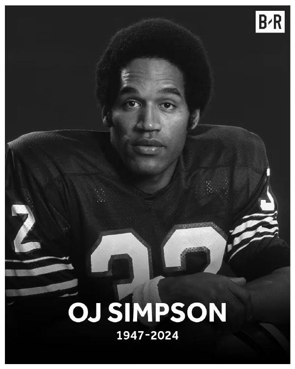 也曾是美国著名的黑人体育明星,1994年6月因涉嫌杀死白人前妻及其男友