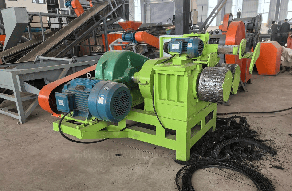 轮胎颗粒粉碎机能将钢丝去除干净吗