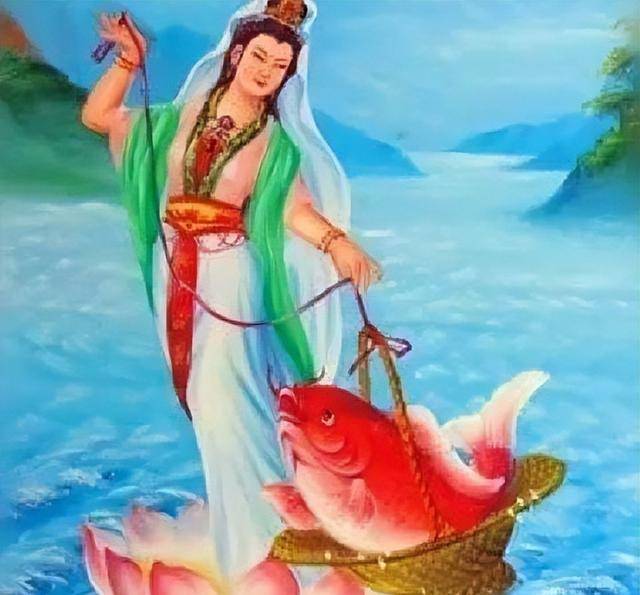 就比如著名的提篮观音,为了让世间众人熟悉佛法,她幻做一名妙龄女子