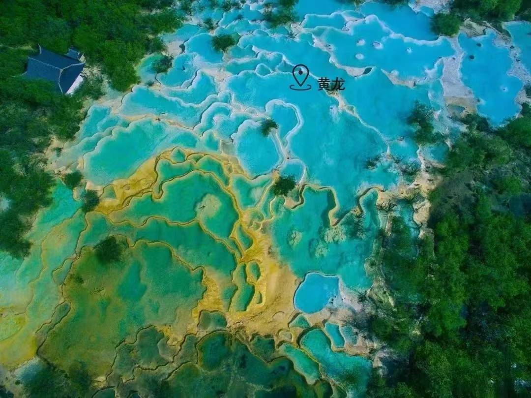 最美原始森林风光"牟尼沟分两个景区:扎嘎瀑布和二道海,风景主要以