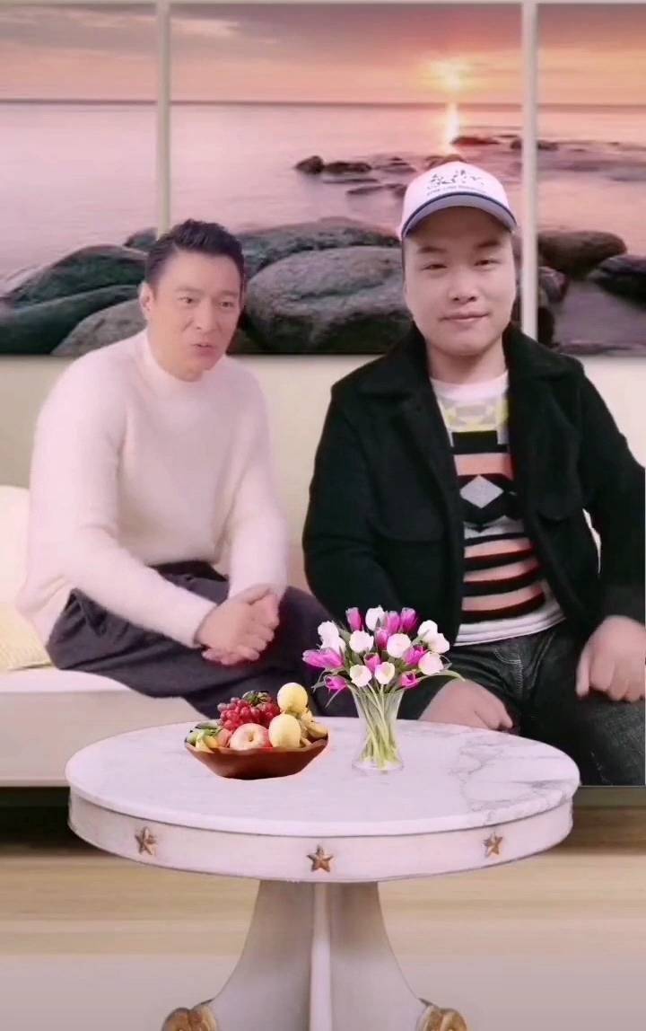 彭传伟#与明星ps合影照
