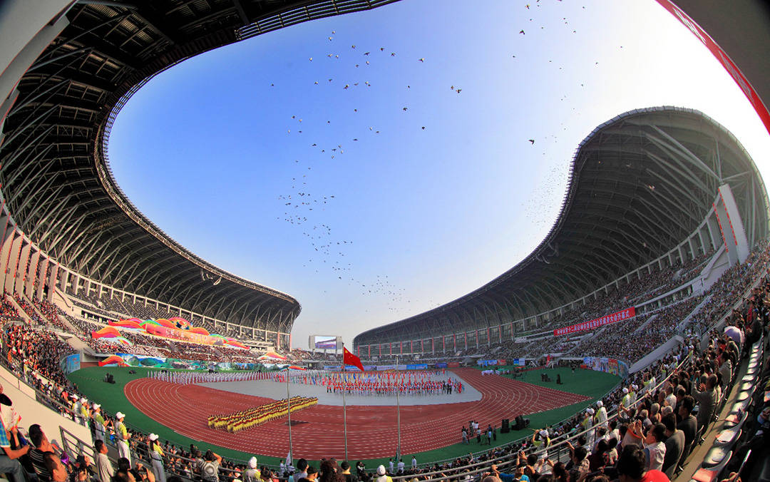 proso体育场馆工程案例河南焦作市太极体育中心高清线阵音响系统