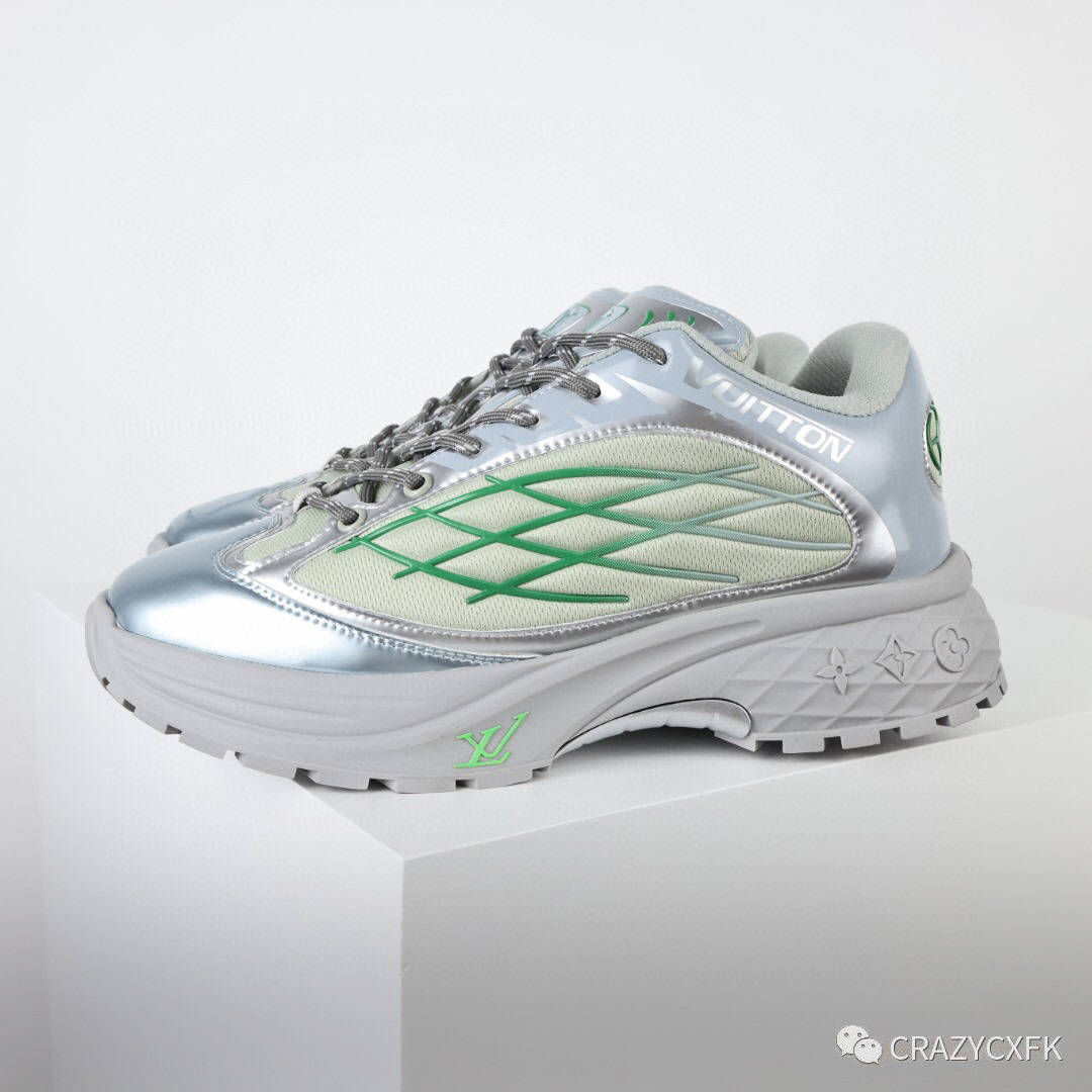 louis vuitton discovery lv 厚底系带运动老爹跑步鞋