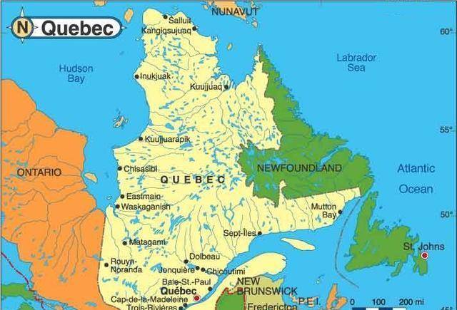 1759年,北美大陆两个最大的殖民者英国和法国在加拿大展开了最大也是