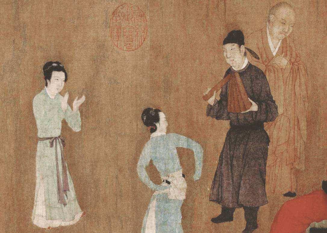 两黄金买到一幅名画,如今名画禁止出国,不轻易展览_韩熙载_夜宴_南唐