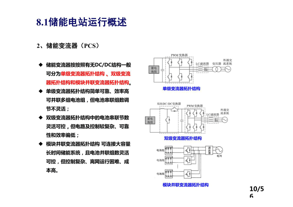 储能电站运行控制-储能电站系统