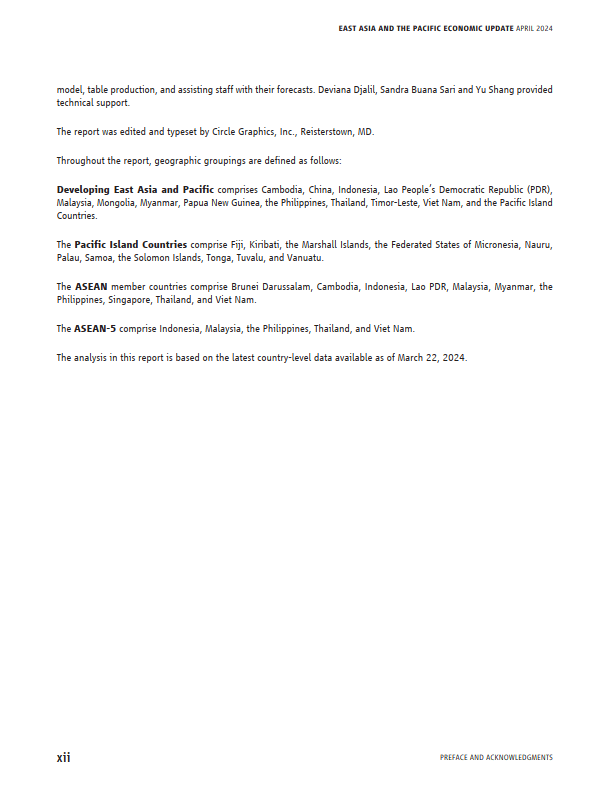 2024年4月东亚及太平洋地区经济报告]