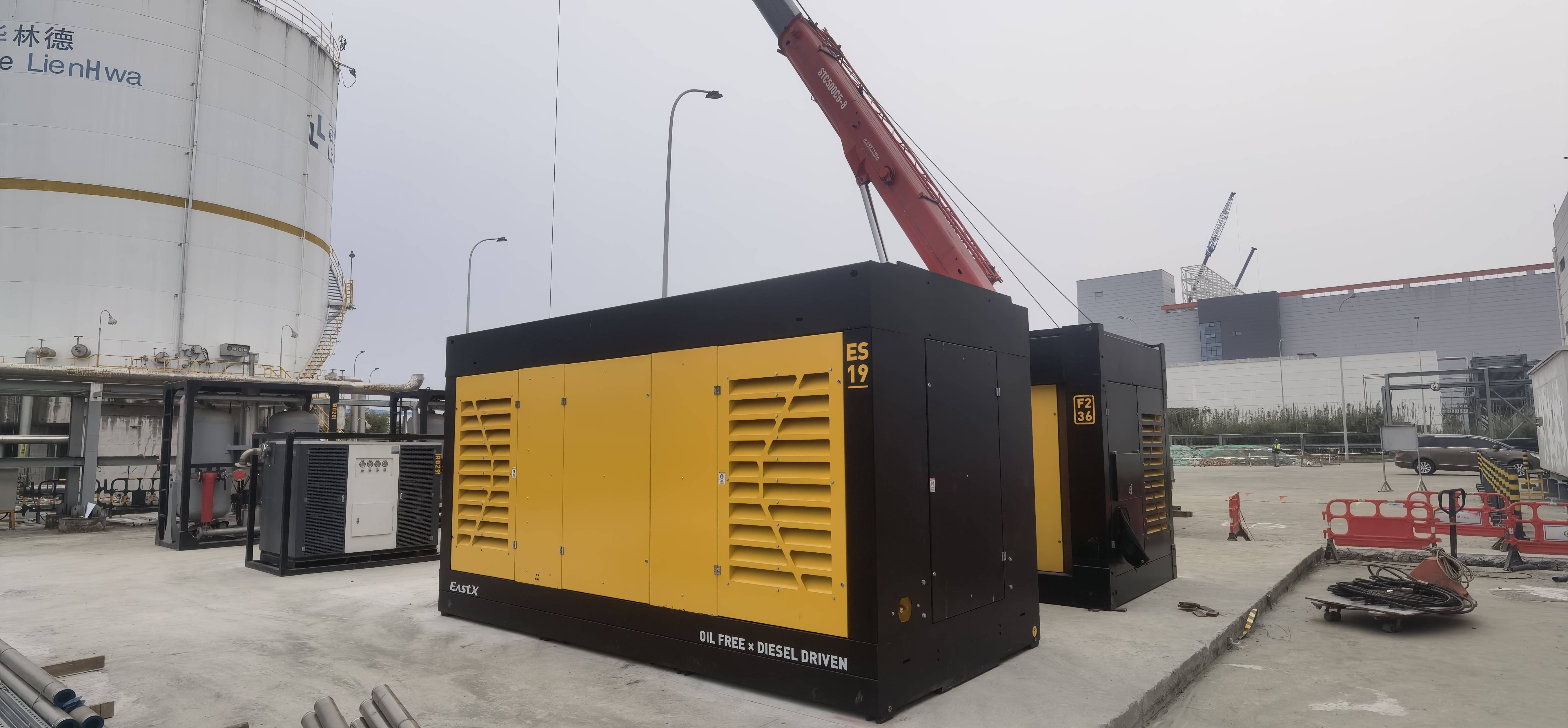 柴油驱动无油空压机es3:探索iso 8573 class 0级无油空压机新时代