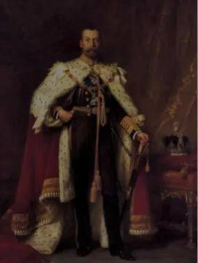 爱德华七世的长子阿尔伯特维克多亲王28岁便英年早逝,于是次子乔治五