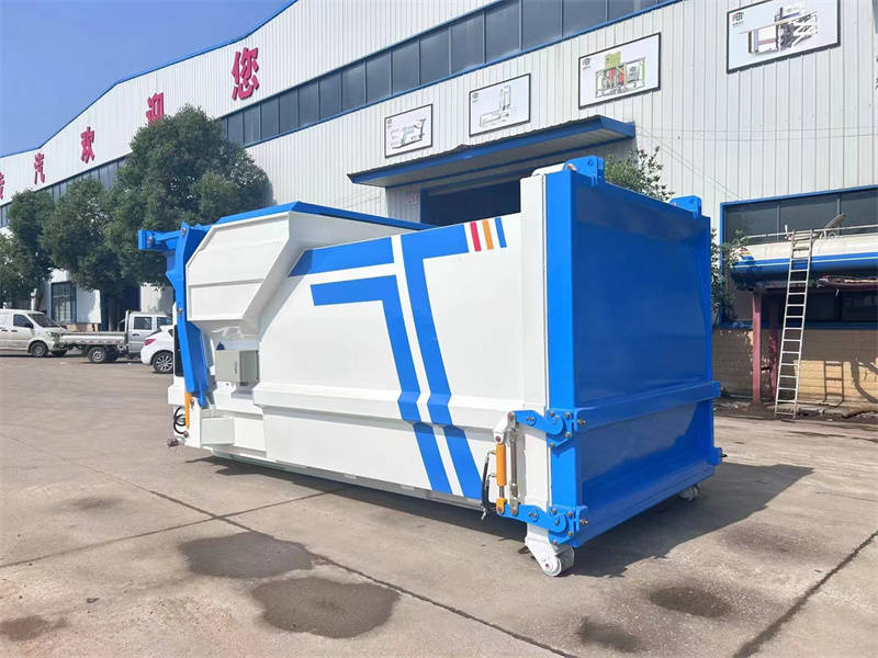 18方智能移动压缩式垃圾箱图片