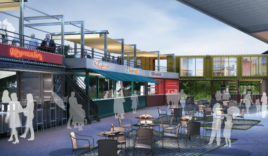 小吃街集装箱设计有哪些创意和优势呢