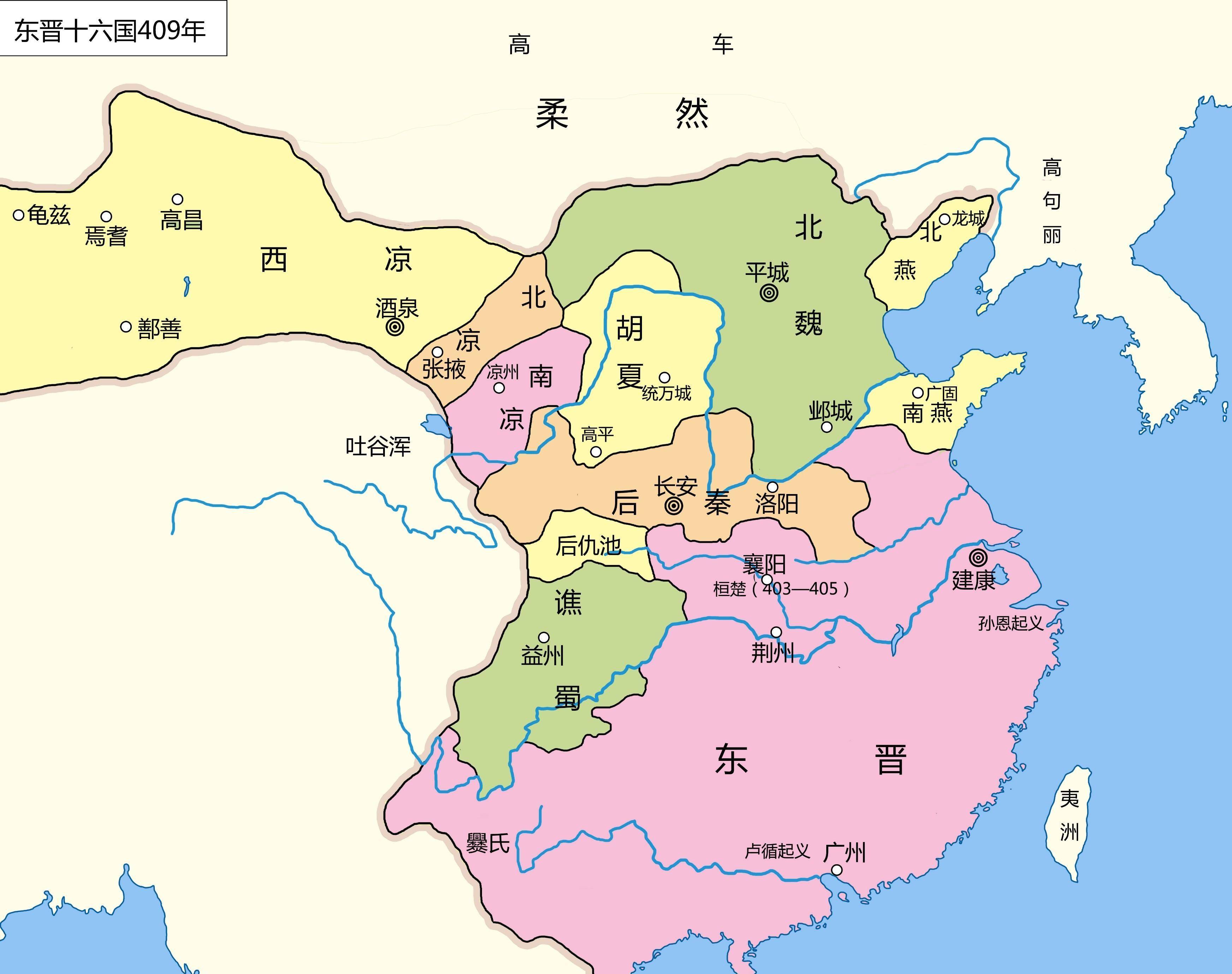 南朝地图全图图片