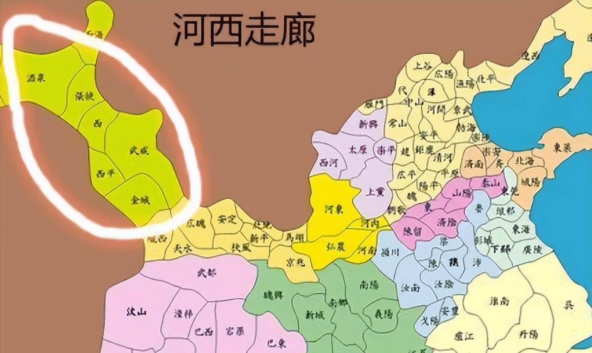 第四,张掖——张国臂掖,以通西域.