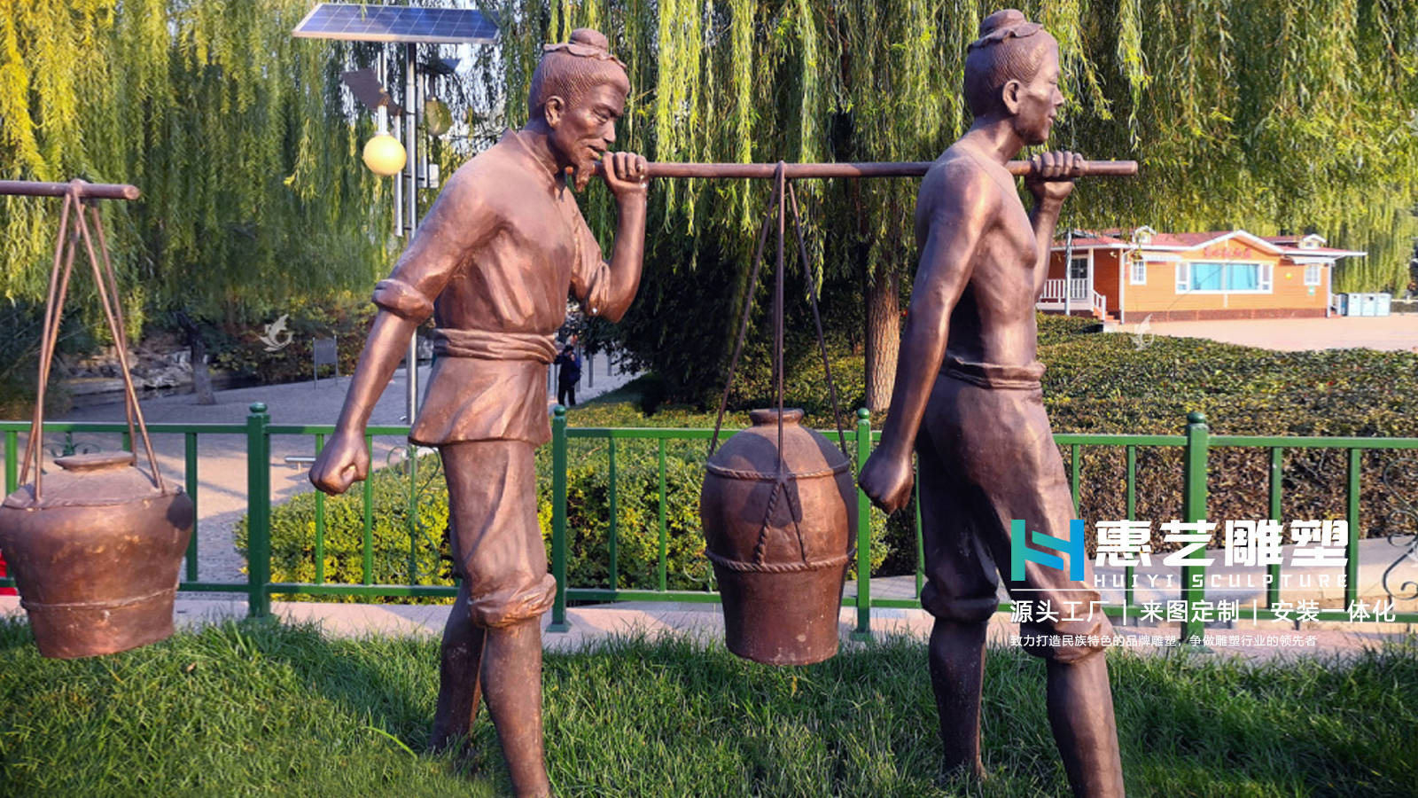 玻璃钢酒文化雕塑铸铜人物雕像