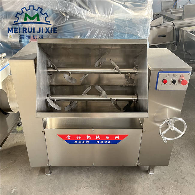 双轴拌馅机 小型拌馅机 不锈钢拌馅机 质量保证 厂家直销四方向搅拌无