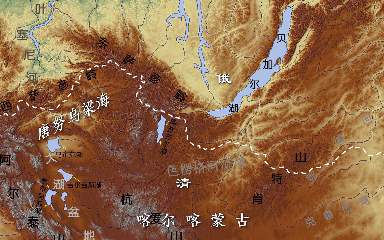 叶尼塞河地形图片