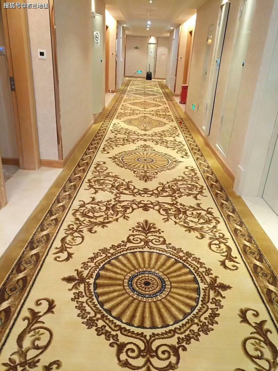 过道走廊地毯定制 若兰地毯 酒店写字楼量身设计 现货批发