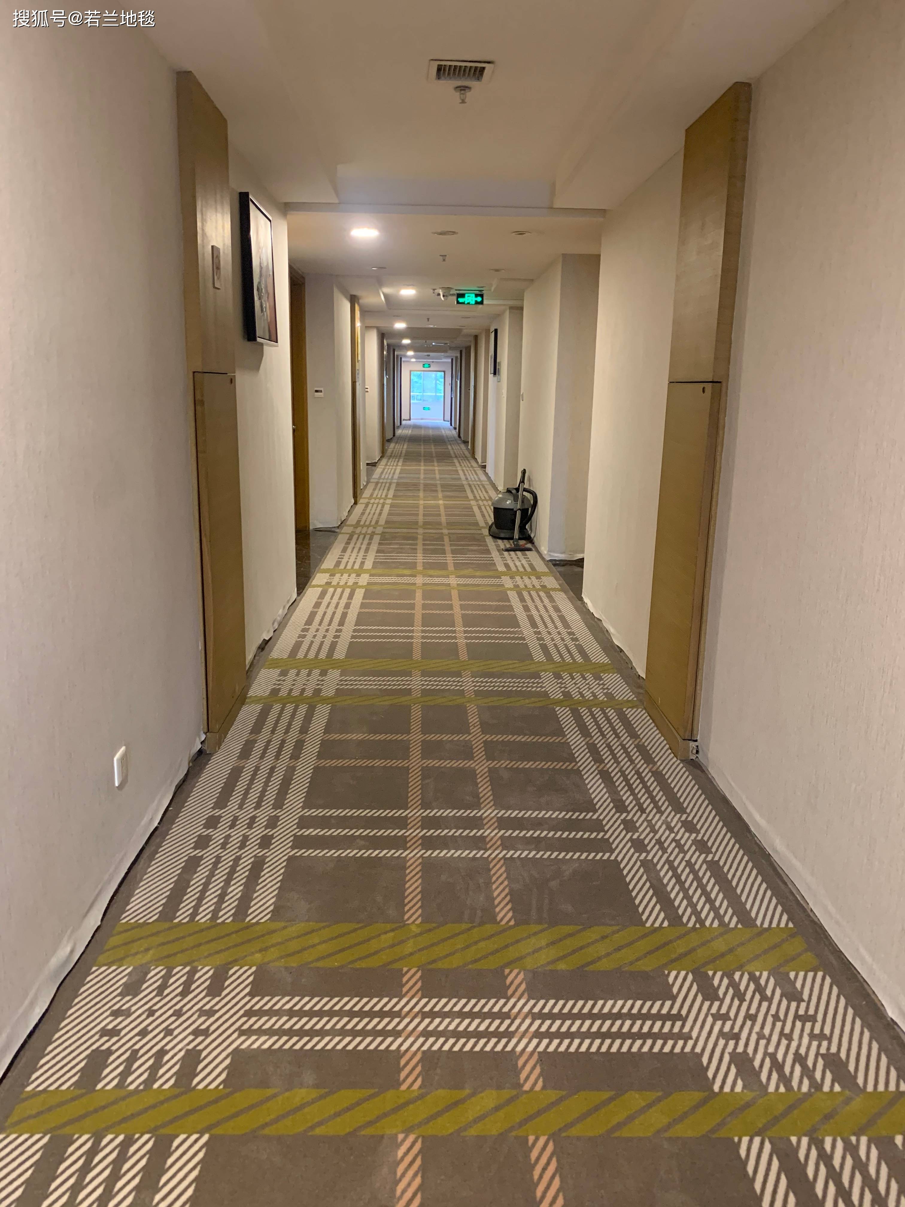 酒店过道走廊地毯定制 若兰地毯量身设计 工厂现货批发