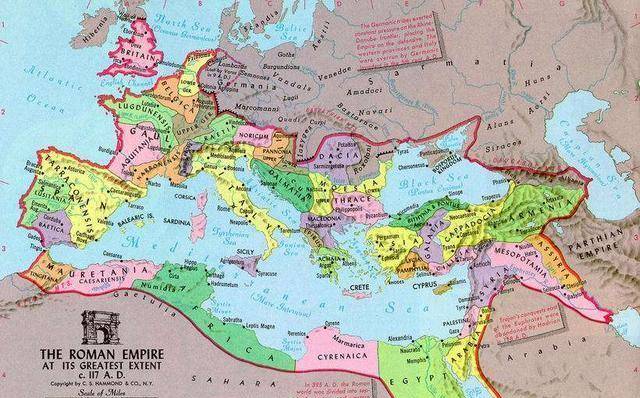 公元前3到前2世纪,罗马通过掠夺奴隶和资源,开始了争夺地中海霸权之路