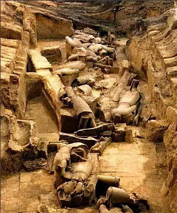 秦始皇陵墓挖了没有图片