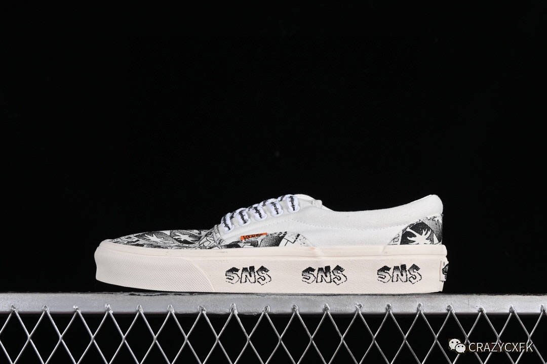 万斯 sneakersntuff la x vans 涂鸦低帮板鞋