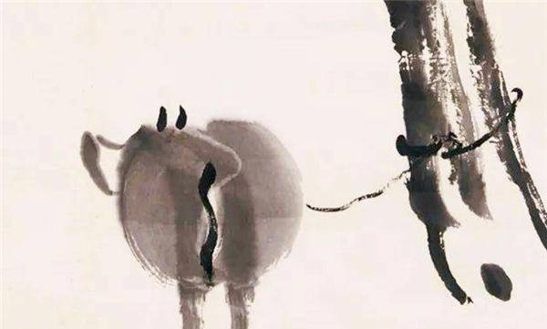 齐白石87岁时画了一个牛屁股,卖了570万,放大25倍,专家:超值