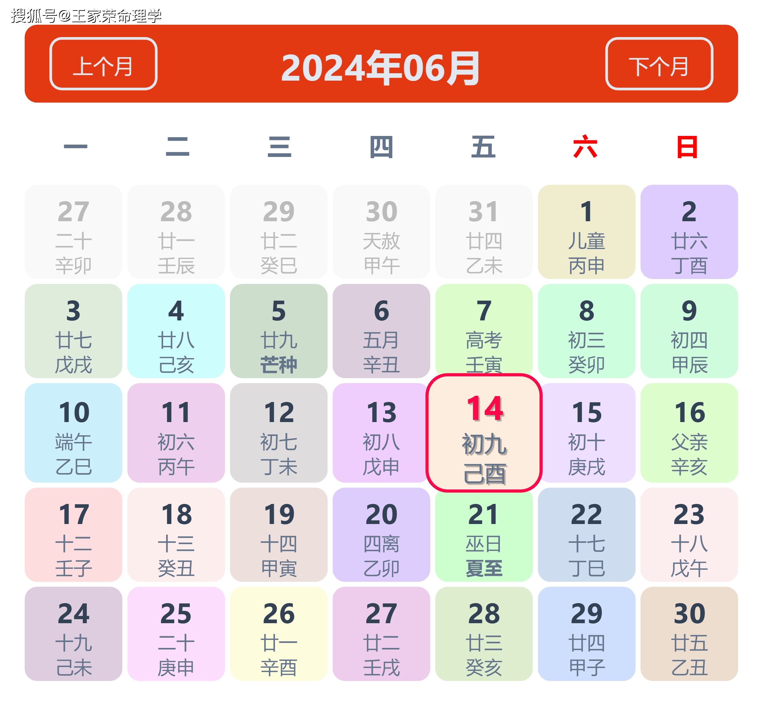 2021年黄历查询 农历图片
