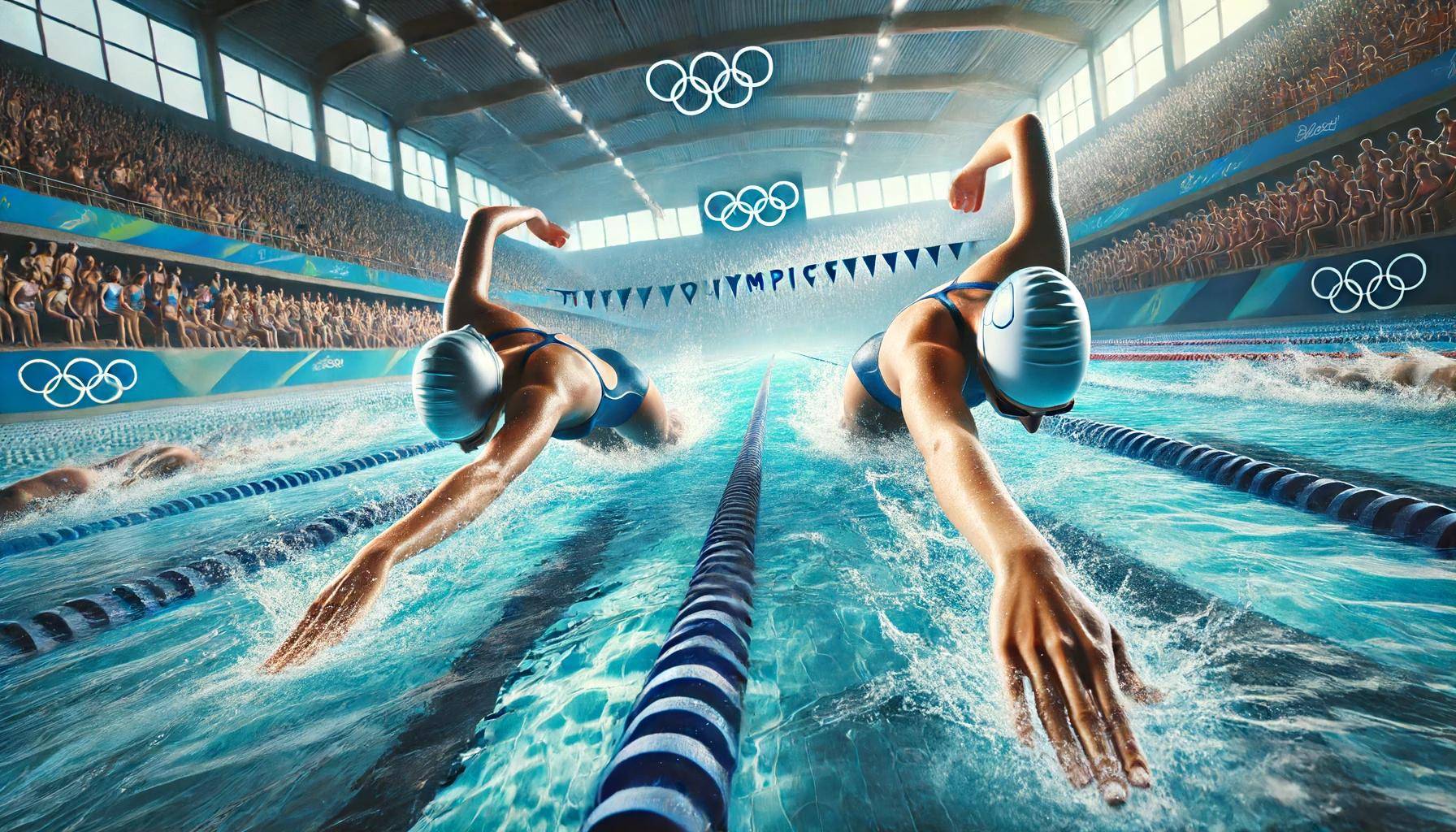 女子400米自由泳:莱德基刷新纪录