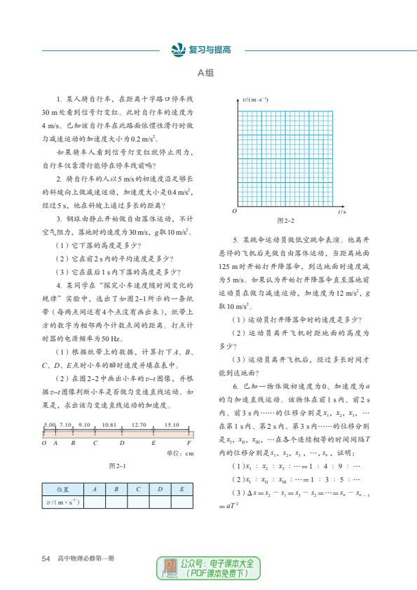人教版高中物理必修一  第1张 
人教版高中物理必修一  第1张