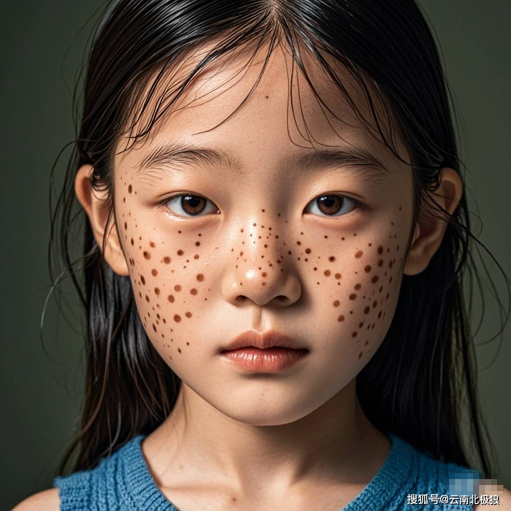 十岁女孩的"老年烦恼":10岁小女孩竟晒出老年斑