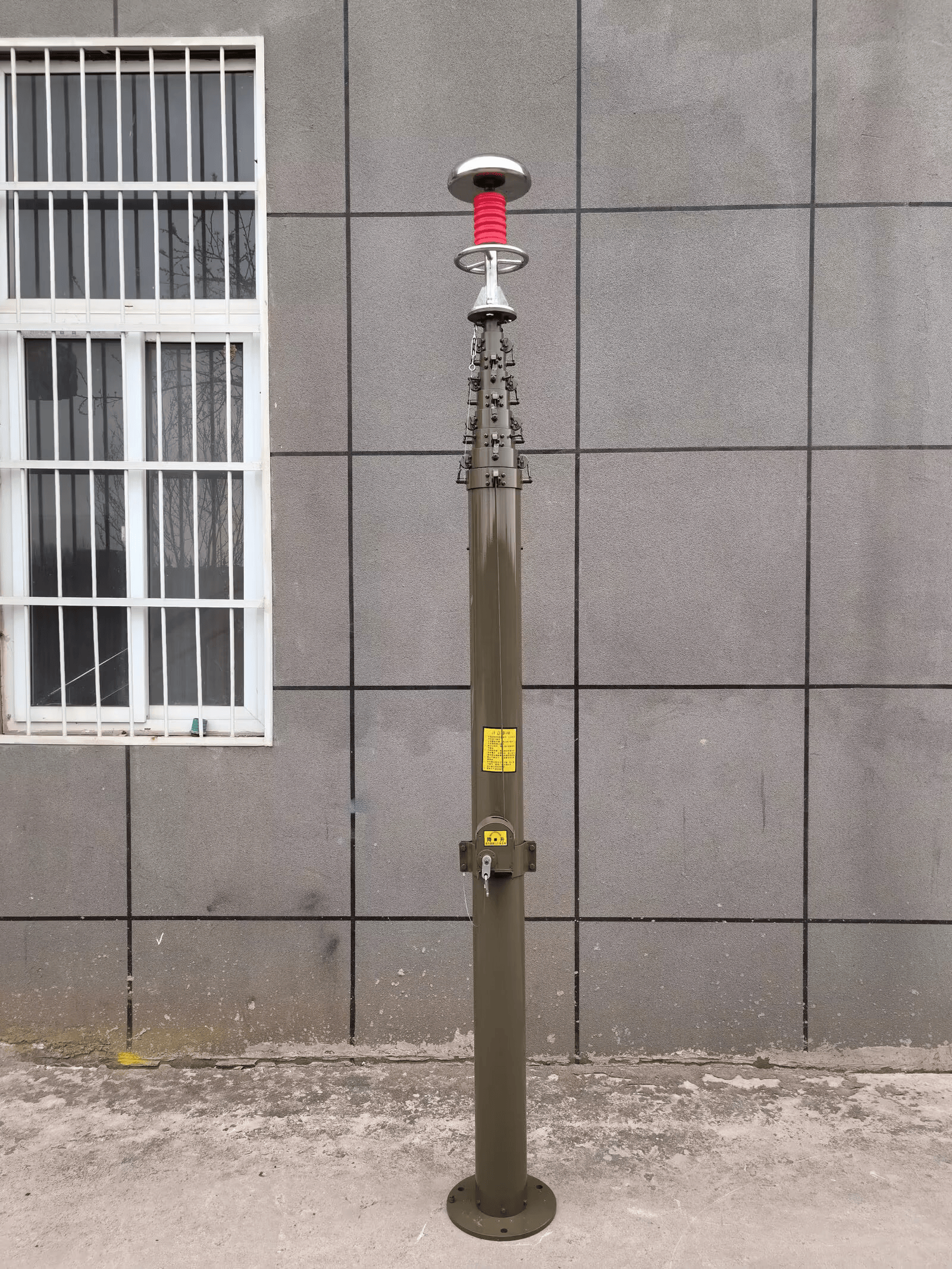 天幕直击雷保护装置 雷达站升降式天幕避雷针