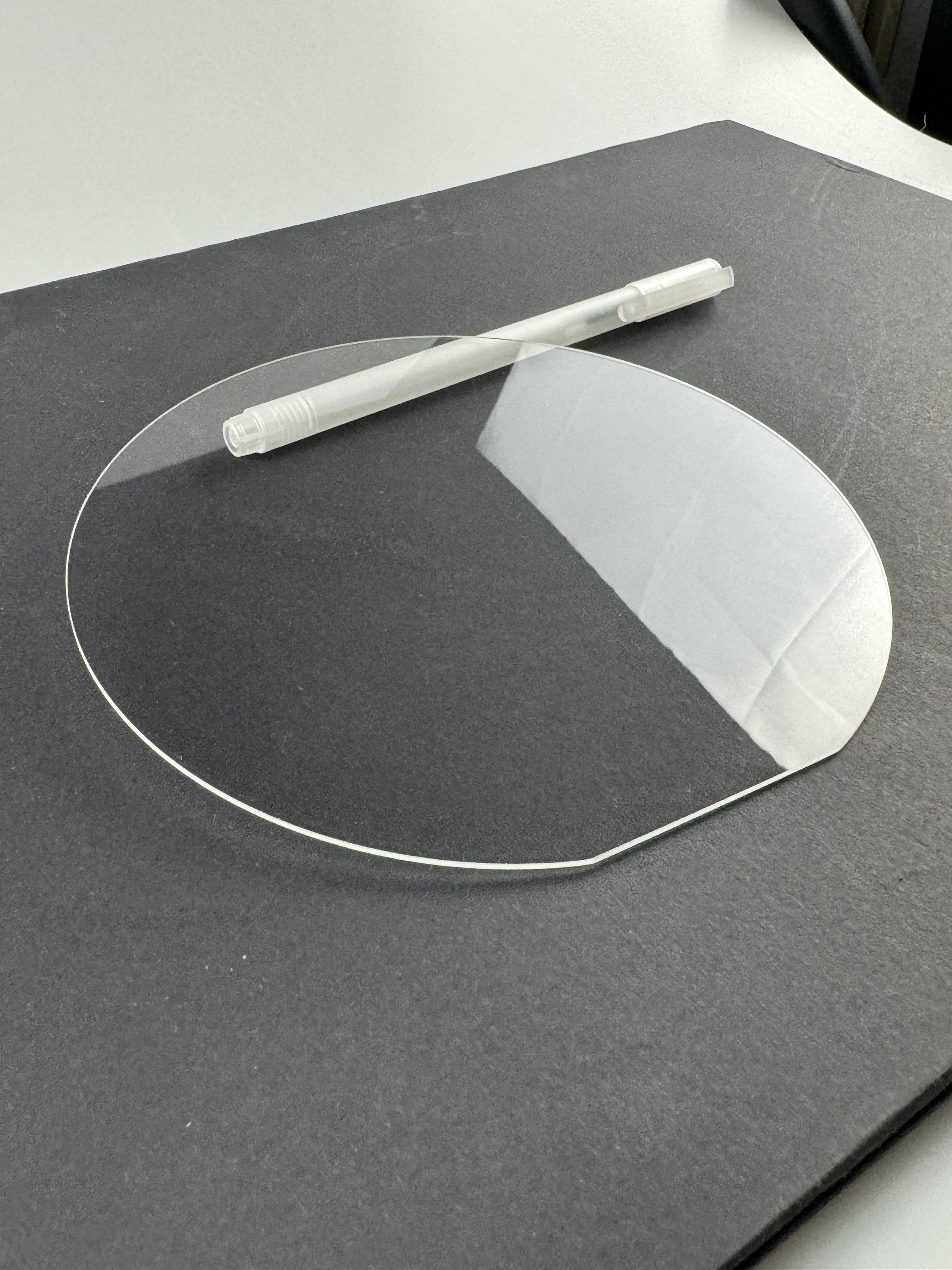 半导体基片晶圆玻璃片元器件衬底基板封装玻璃7寸03mm05mm1mm厚