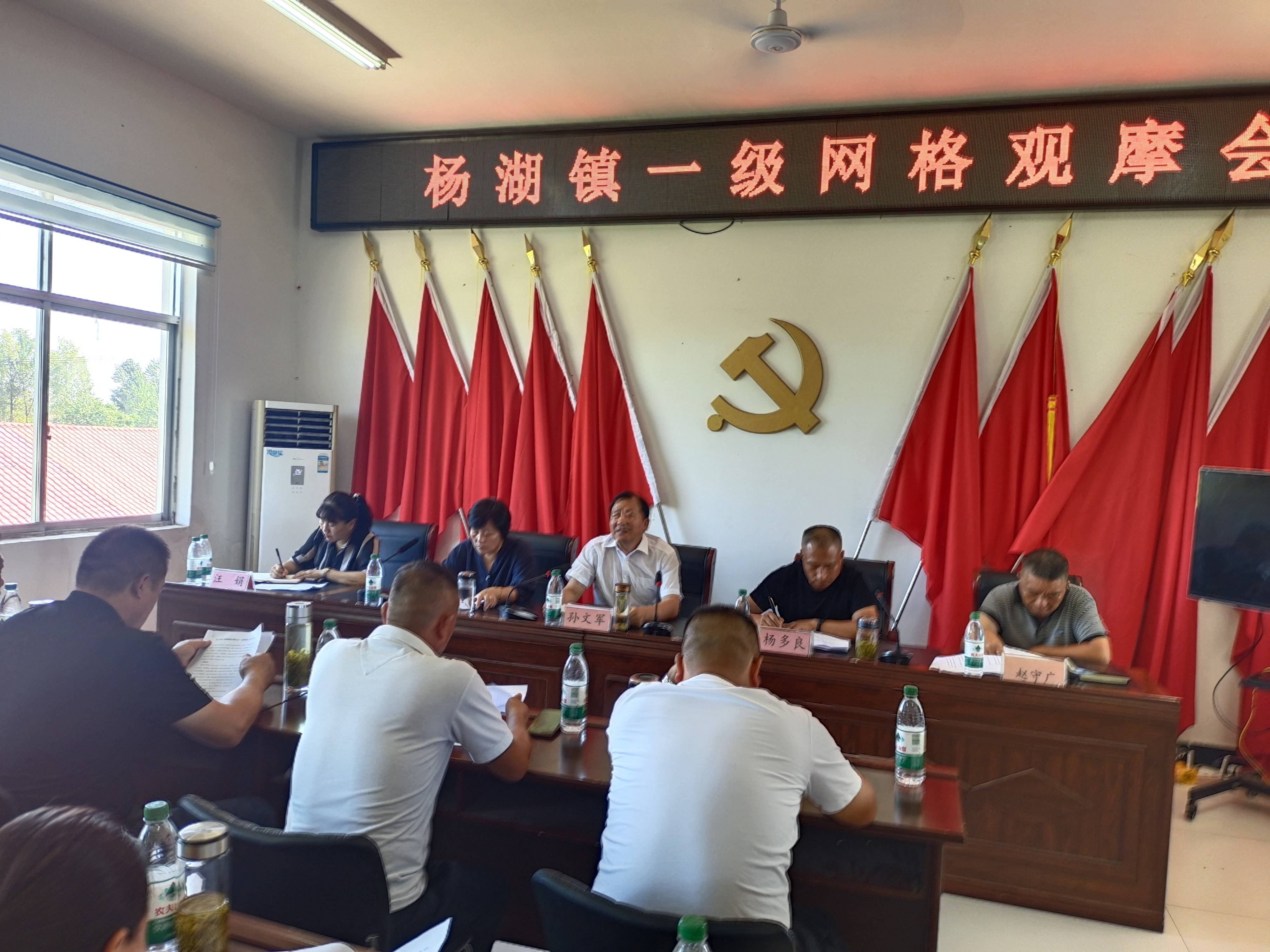 颍上县杨湖镇成功召开一级网格建设培训观摩会