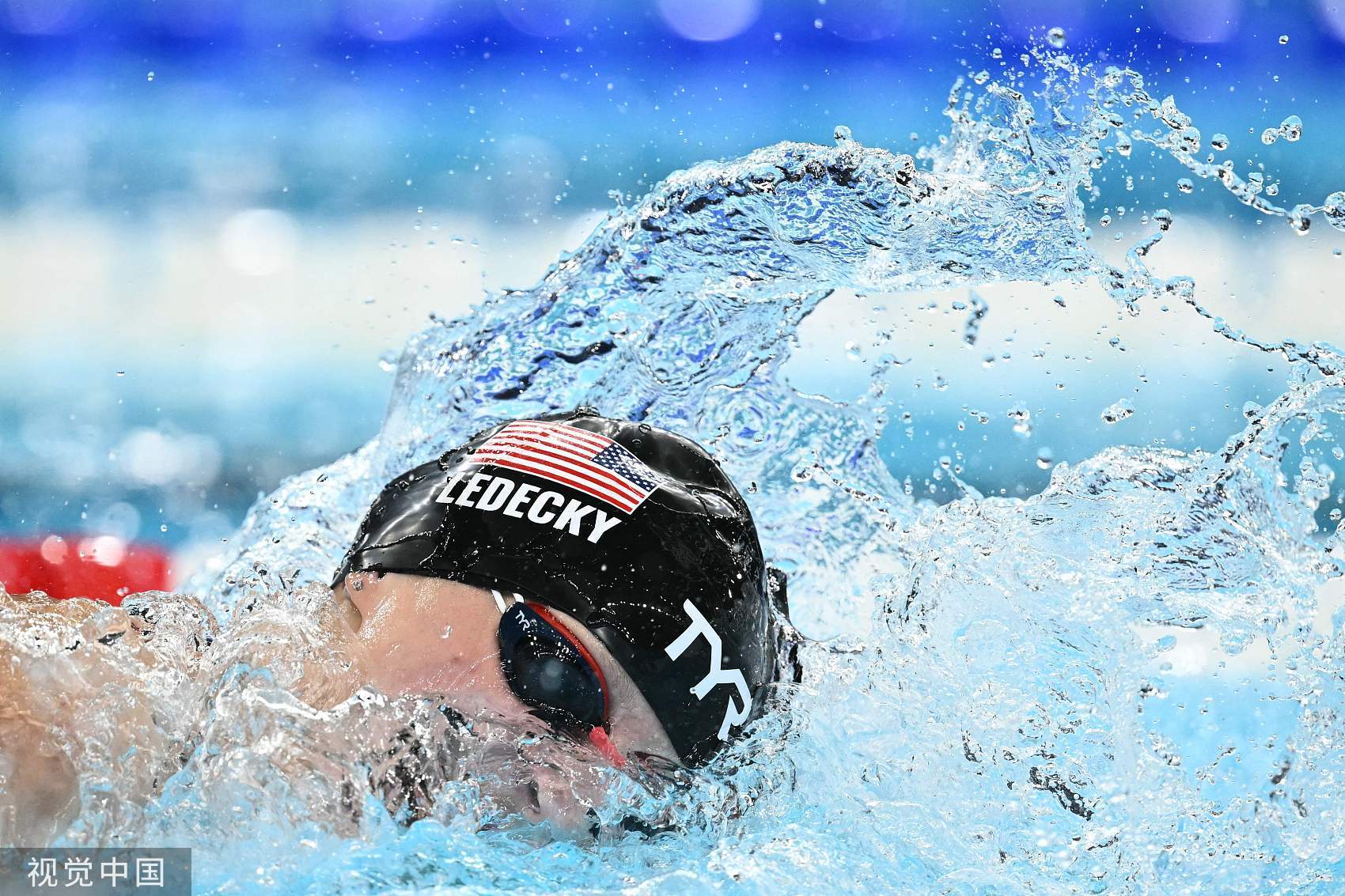 女子800米自由泳决赛:莱德基实现四连冠 夺奥运个人第九金