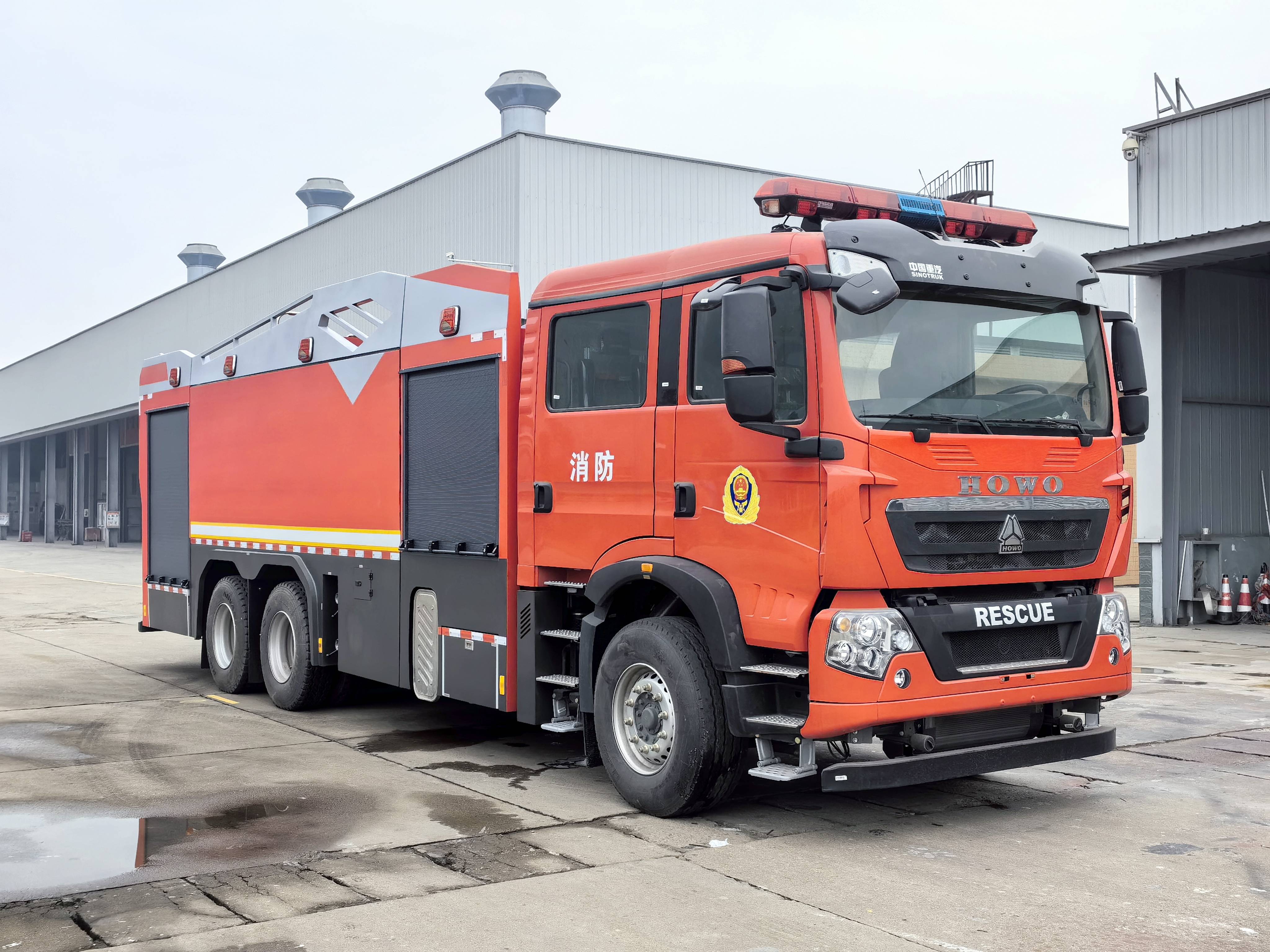 嗨,你好,我是消防车!