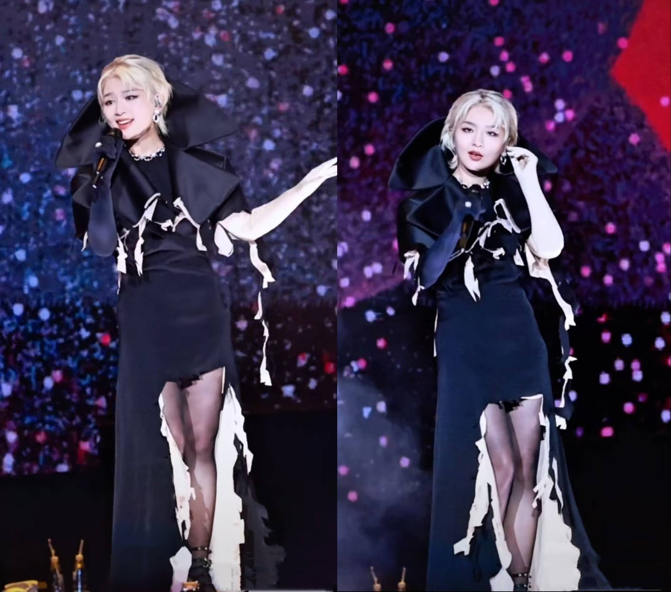 周笔畅在模仿范晓萱?这种"小魔女"造型也太美了吧!