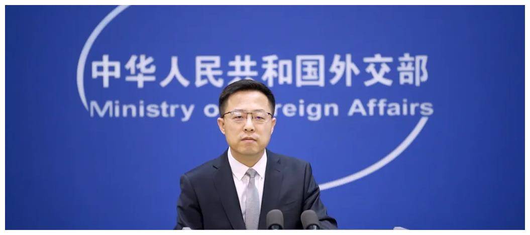 正如我外交部发言人赵立坚所说