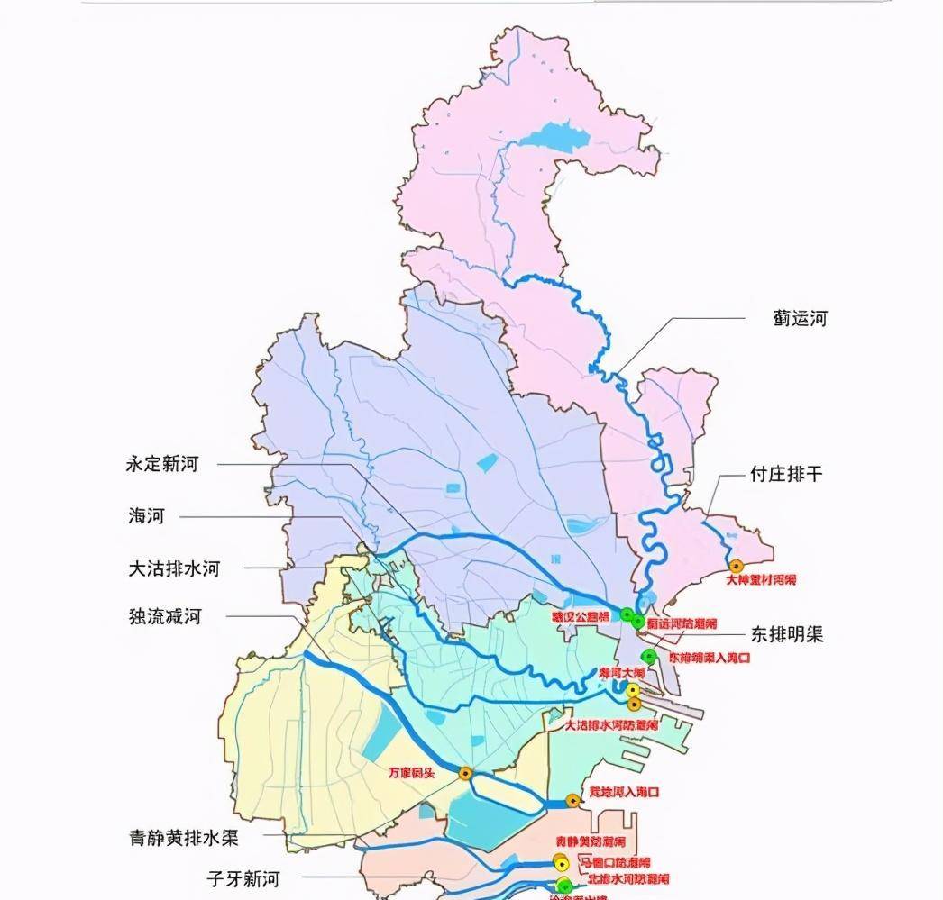 塘沽城区地图图片