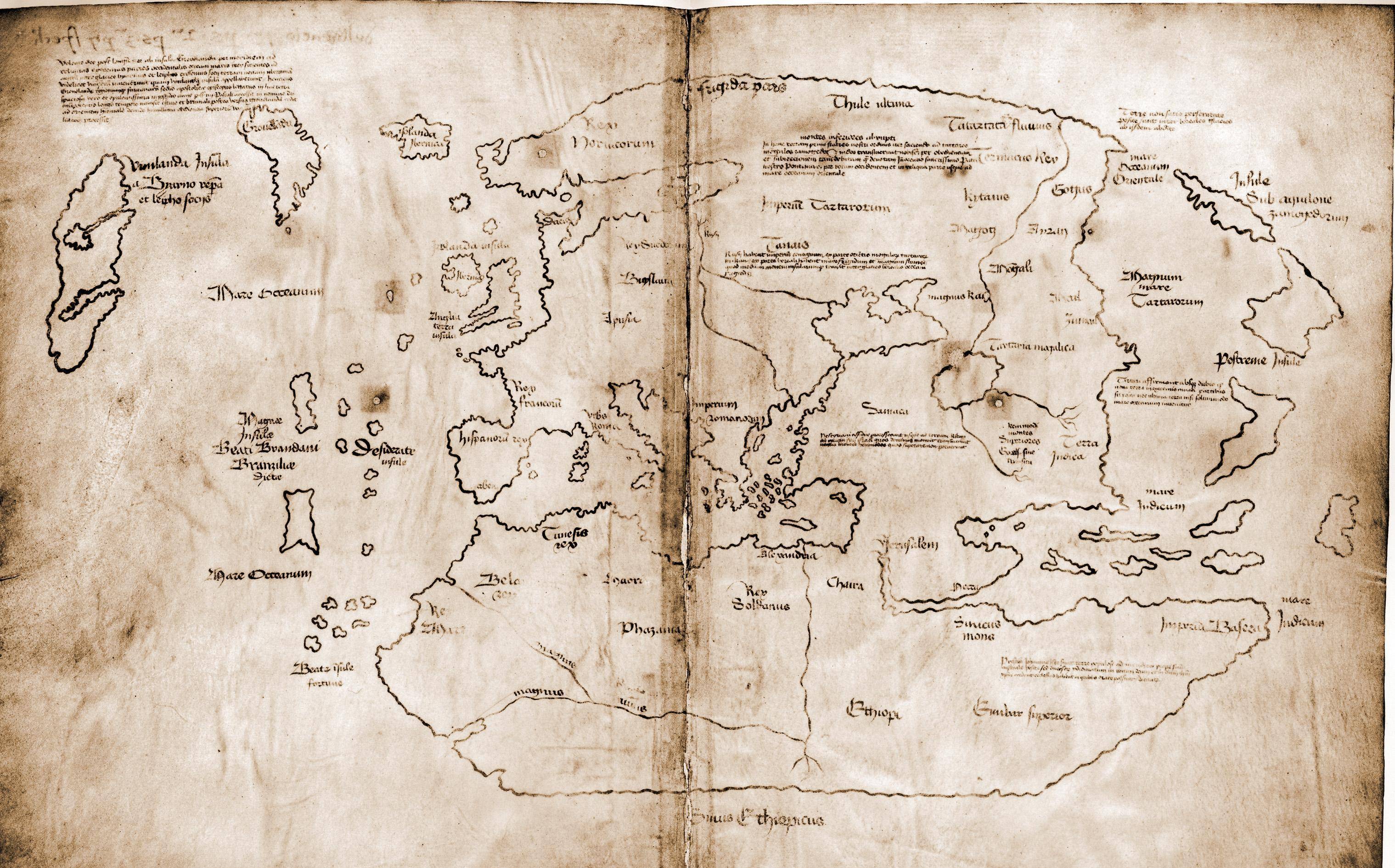 文兰岛地图在我们之前的文章中,曾提到关于欧洲"文兰岛地图"真假的