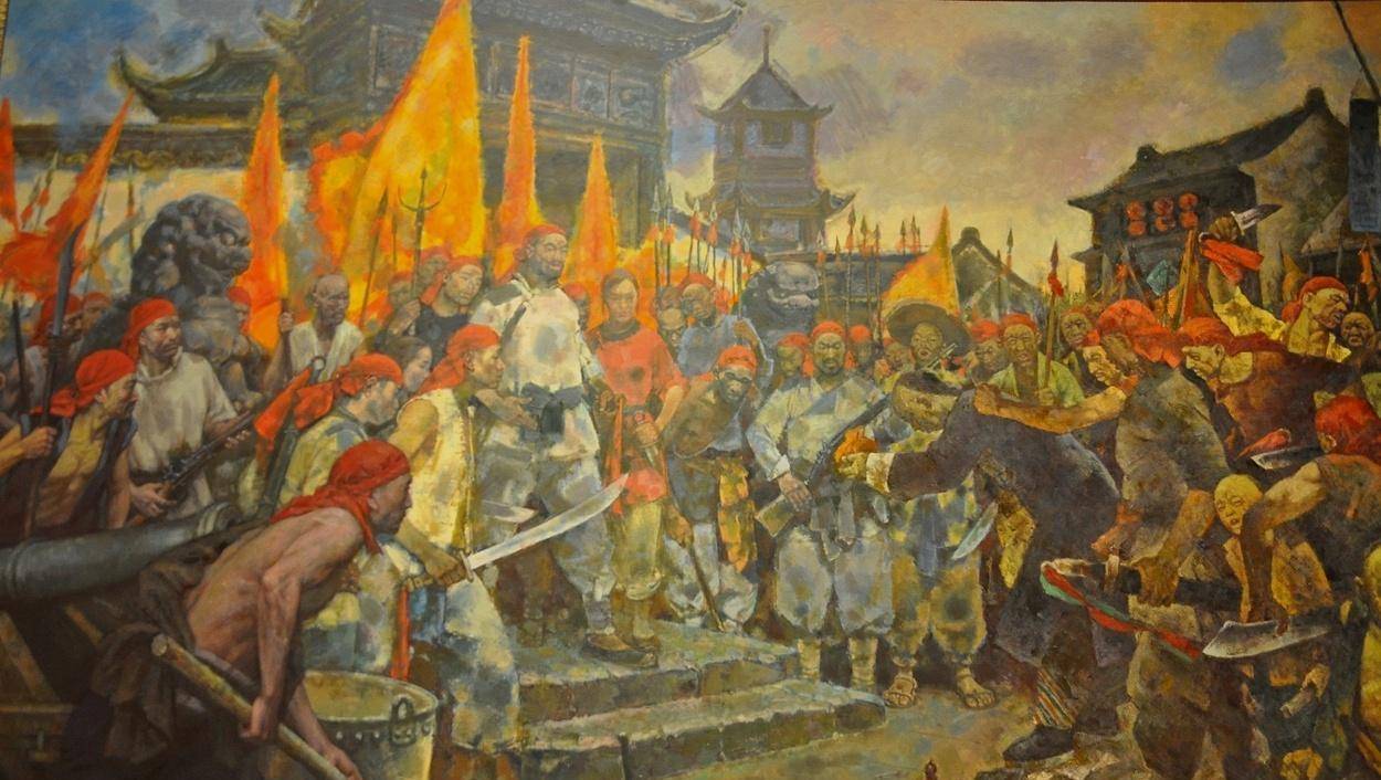 趁着太平军的余威,刘丽川率领小刀会众将,在上海开始武装起义.