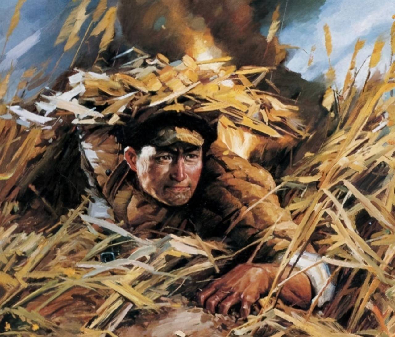 回顾志愿军老兵珍藏邱少云照片:长得很帅气,背面留言令人感动