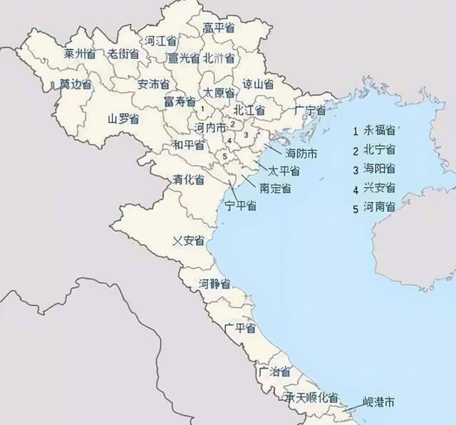 越南地理位置地图图片