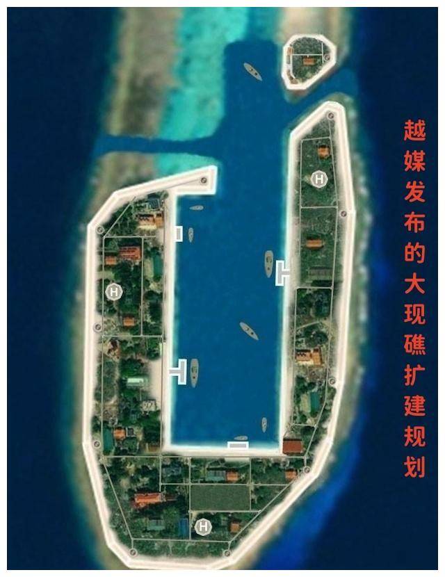 南沙填海造岛图片