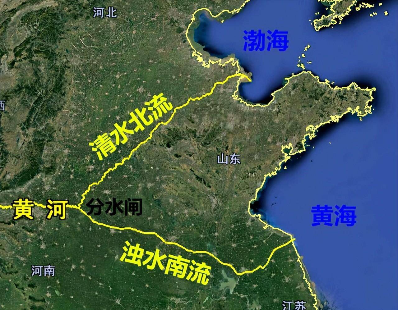 拯救渤海湾,将黄河下游拉直,去填黄海是否可行?