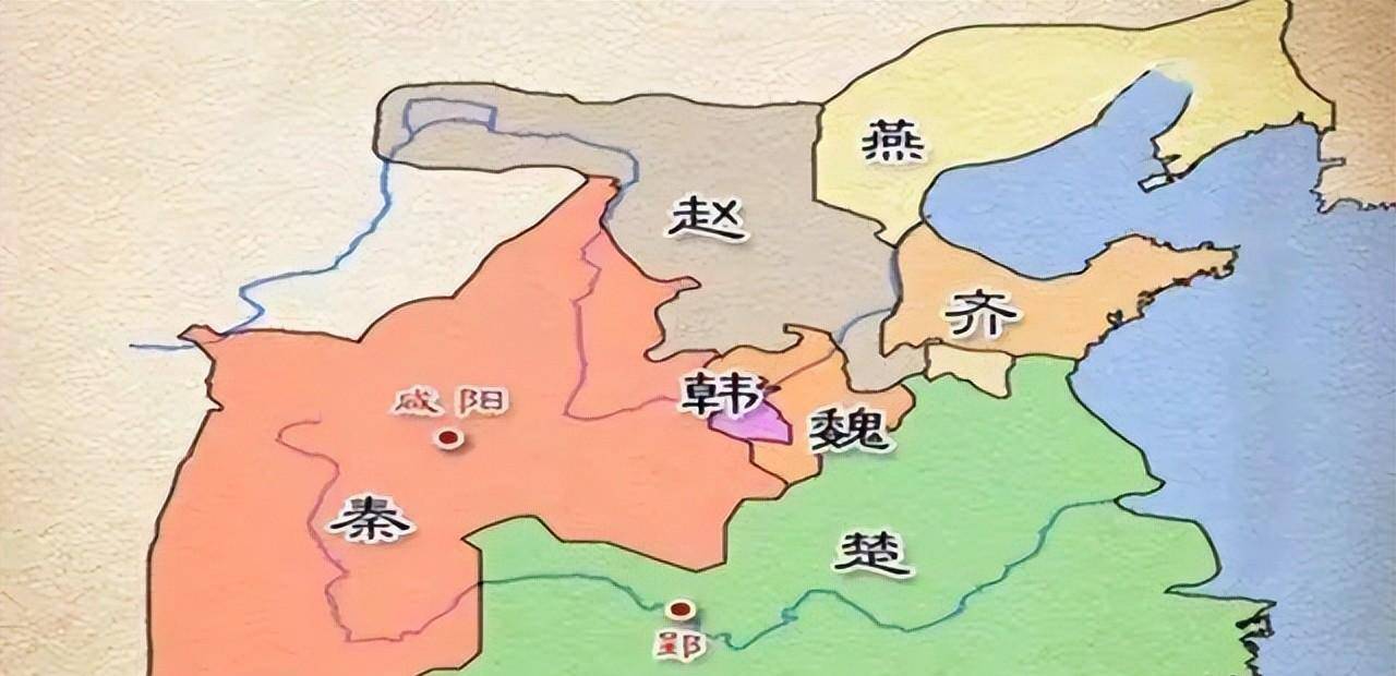 秦楚汉地图图片