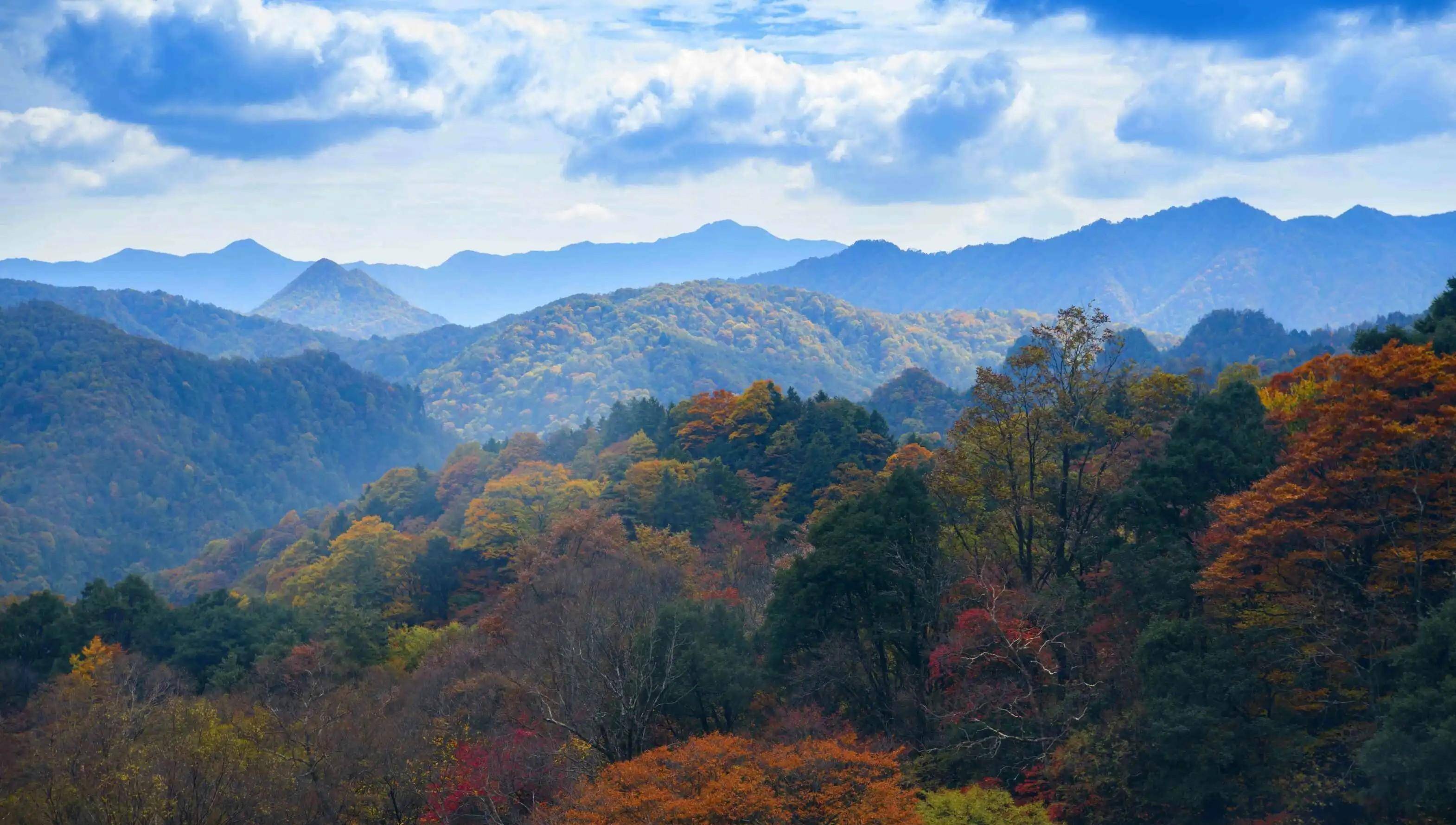 四川盆地景色图片