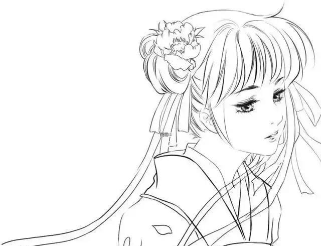 【清彩画影教育】古风绘画入门!适合新手临摹练习的古风人物!