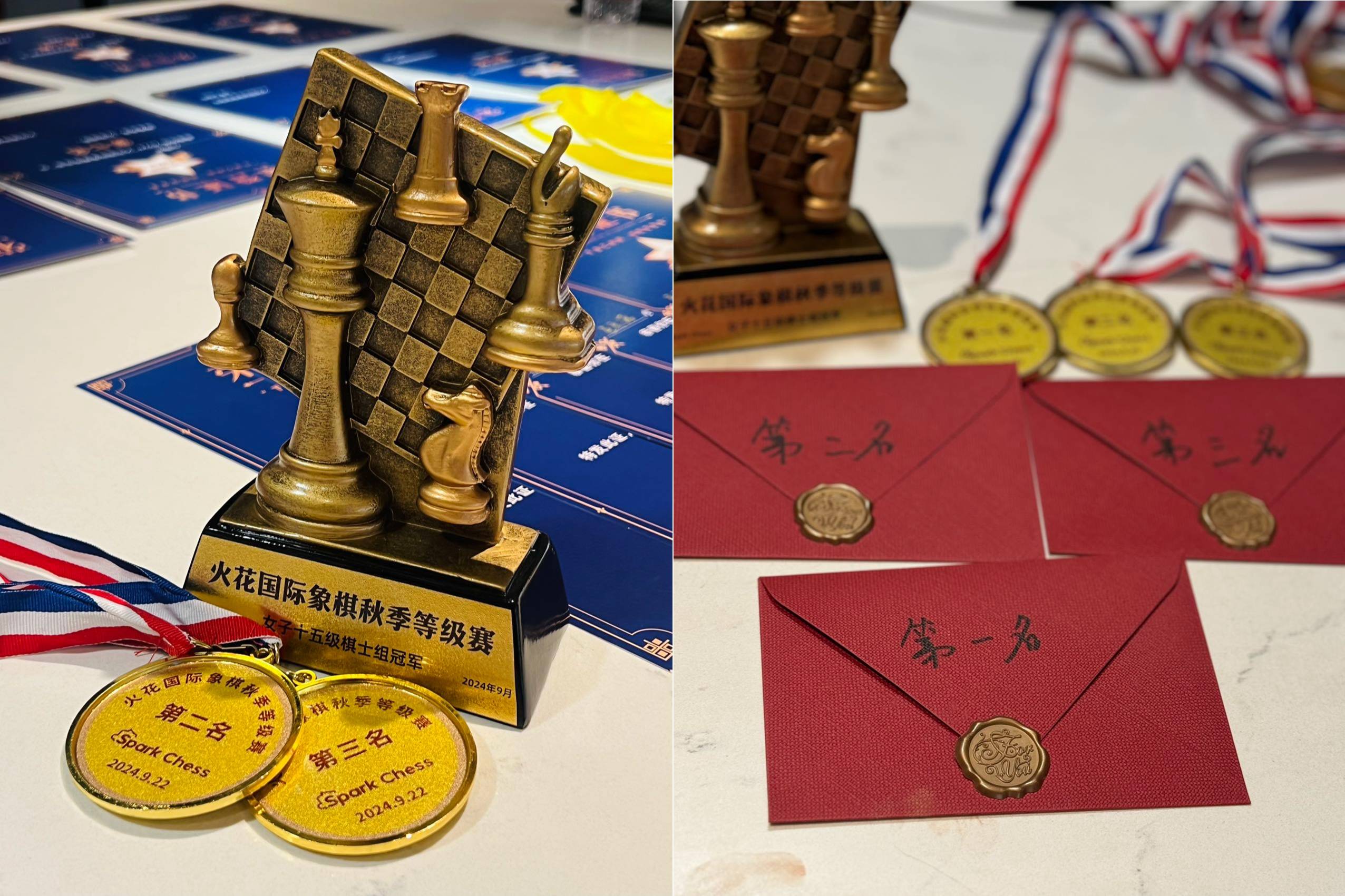 许多家长对火花国际象棋等级赛表示认可和喜爱.