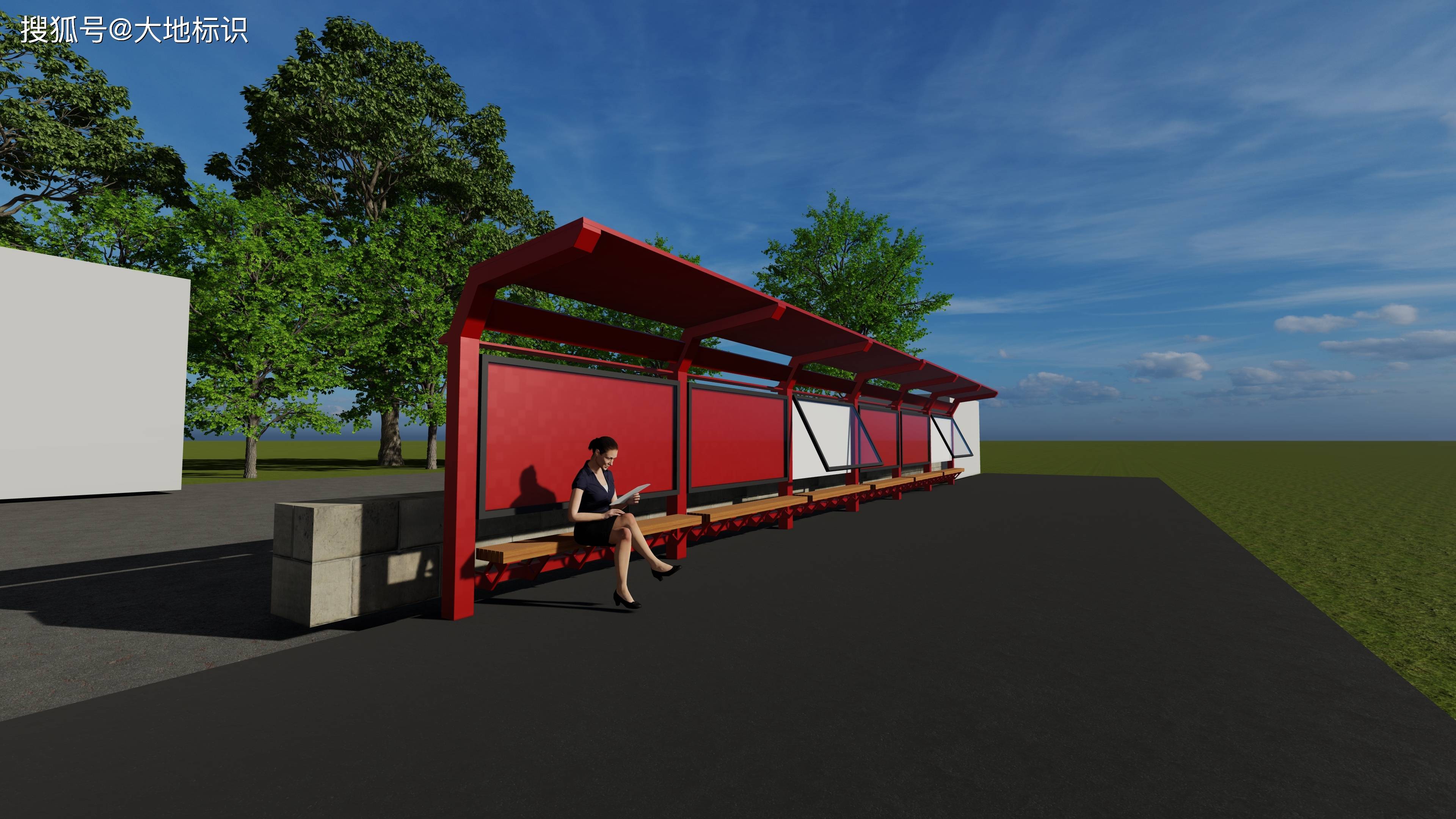 户外坐凳宣传栏现货销售