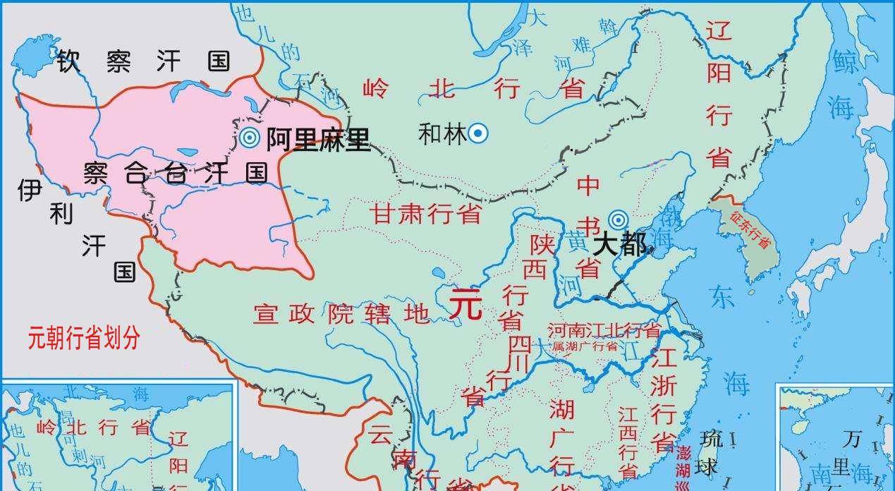 元朝江苏地图图片